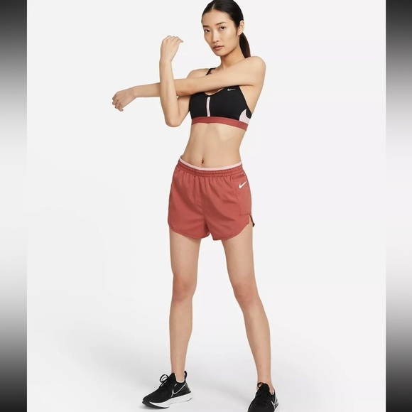 Nike Tempo Luxe Women's 3" Running Shorts Canyon Rust Size L CZ9584-691 - Picture 3 of 8